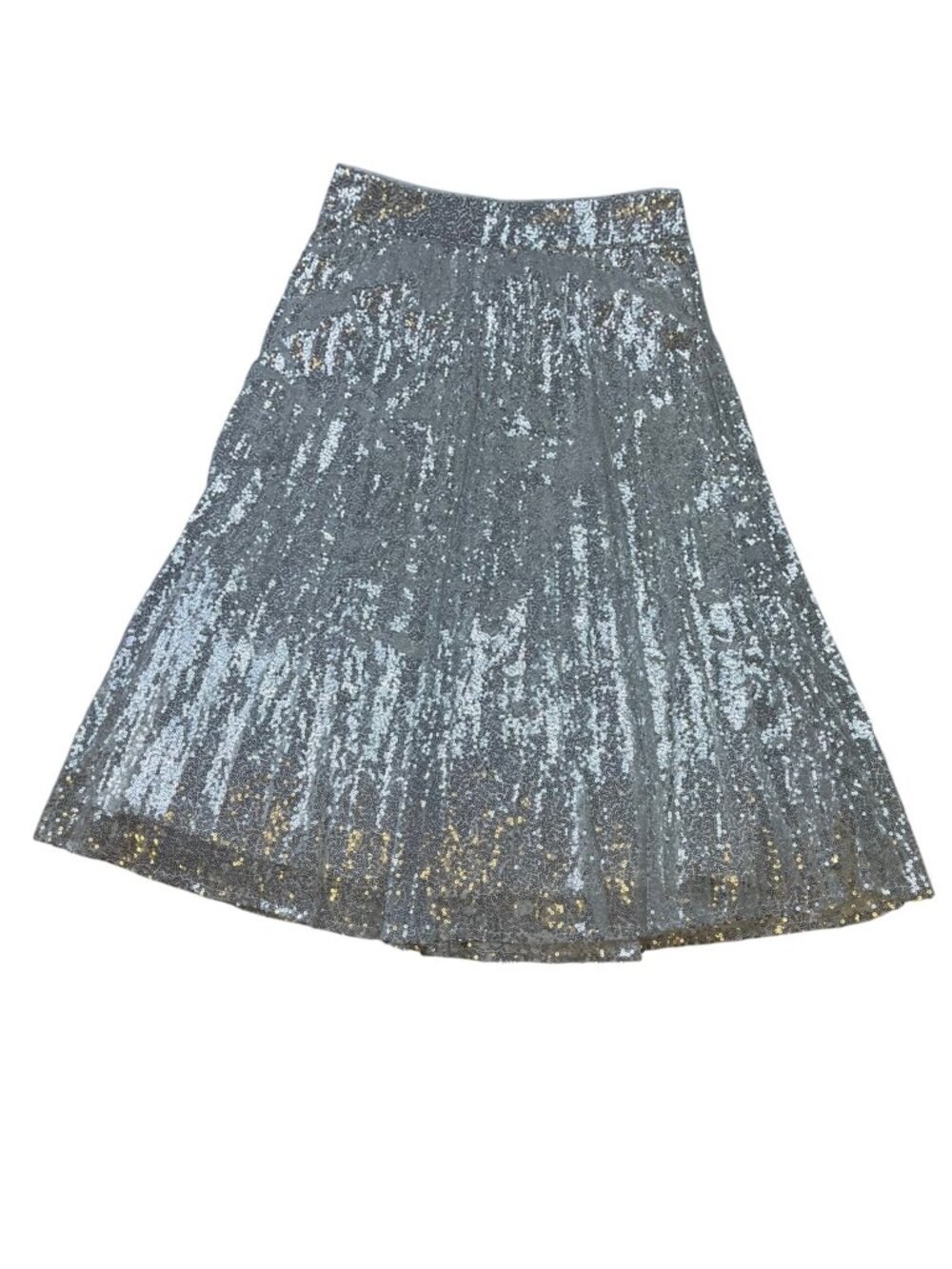 Lena Silver Glitter Skirt N271-32